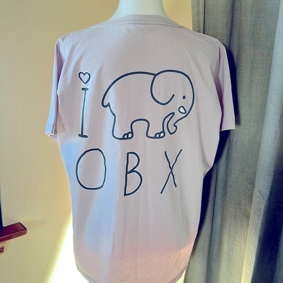 NWOT - Light Purple Ivory Ella Short Sleeve Tee - I love OBX - Large - Picture 1 of 7